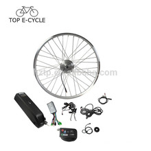 Pas cher 36V 250W 26 &quot;28&quot; 700C avec kit de conversion de vélo électrique à batterie à tube diagonal